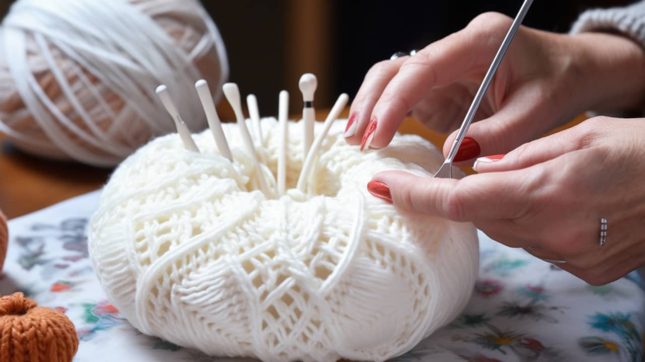 Tricoter en Rond - Comment Tricoter avec des Aiguilles Circulaires - Tuto
